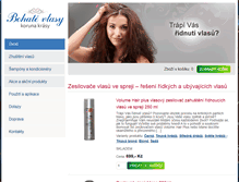 Tablet Screenshot of bohatevlasy.cz